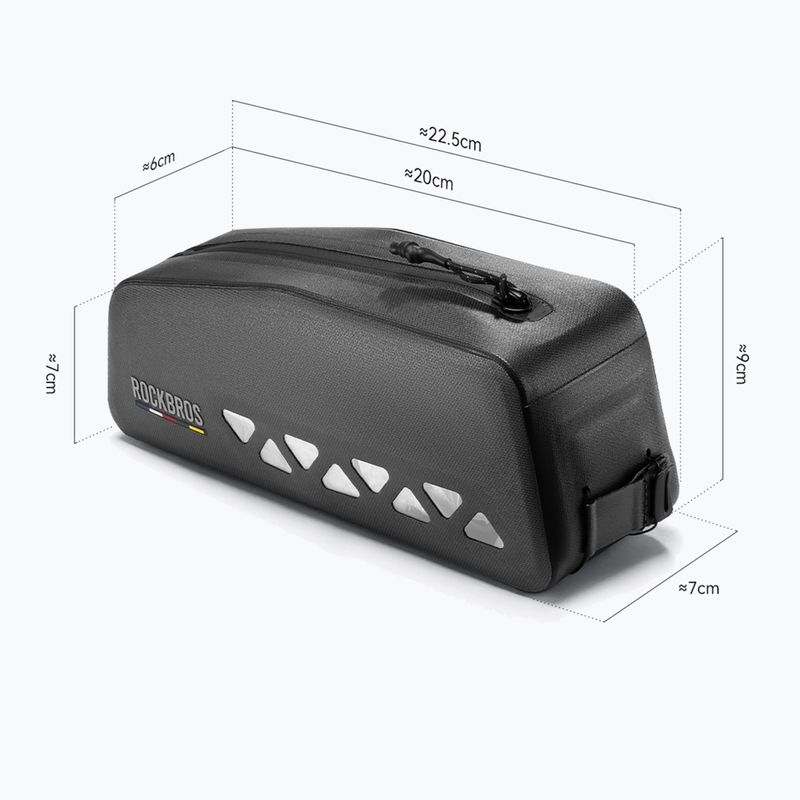 Váztáska Rockbros 30120129 Road to Sky Top Tube Bag black 2