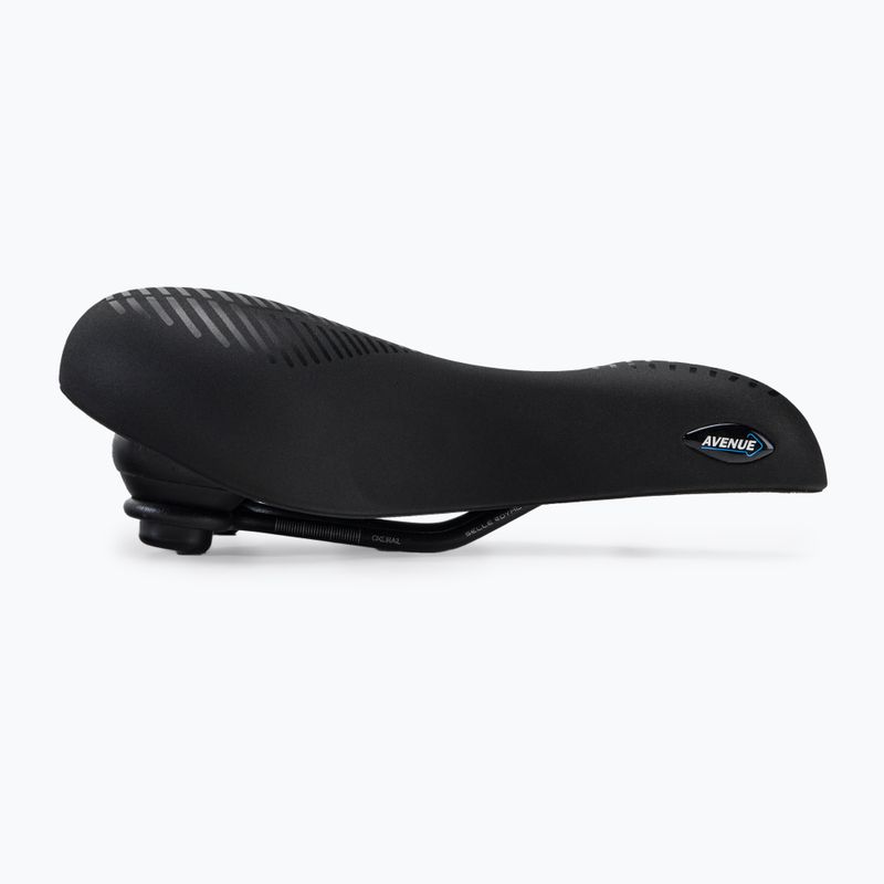 Gél kerékpár nyereg elasztomerekkel férfi Selle Royal Classic Moderate 60st. Avenue fekete 8466HGCA38096 2