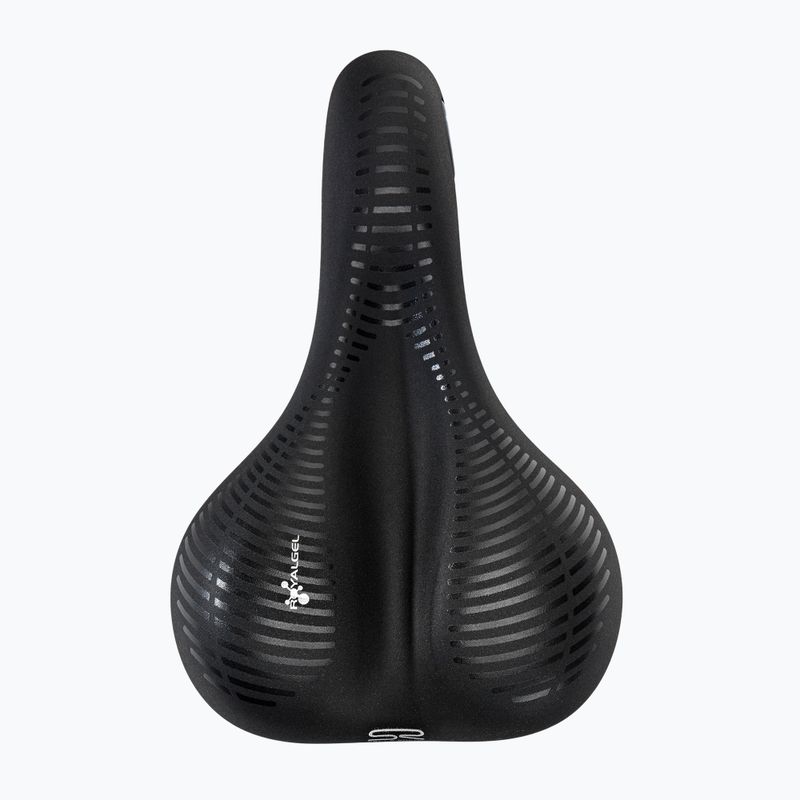 Gél kerékpár nyereg elasztomerekkel férfi Selle Royal Classic Moderate 60st. Avenue fekete 8466HGCA38096 3