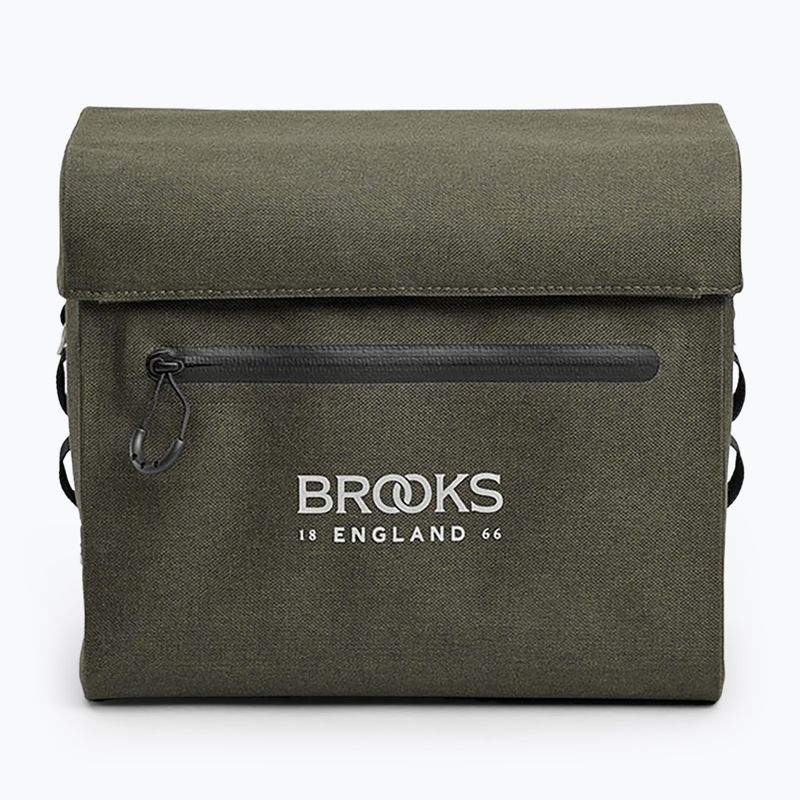 Kerékpáros táska kormányra Brooks England Scape Case 8 l mud green 2