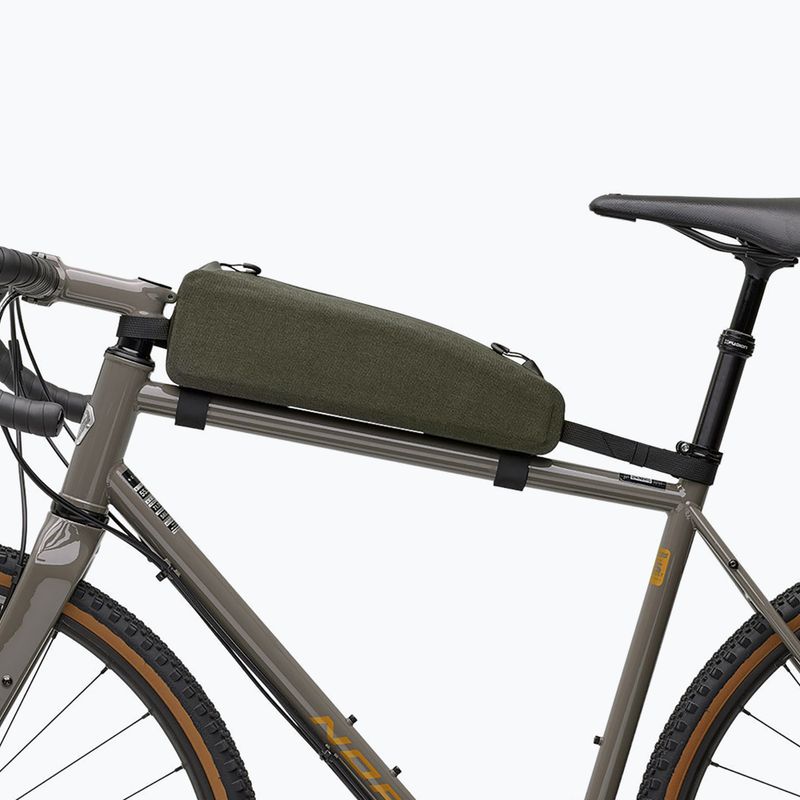 Kerékpáros táska vázra Brooks England Scape Long Top 1,5 l mud green 5