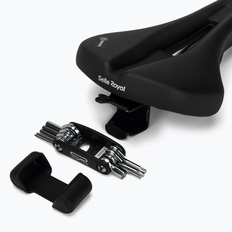 Selle Royal Vaia Athletic 45St. fekete kerékpár nyereg 6