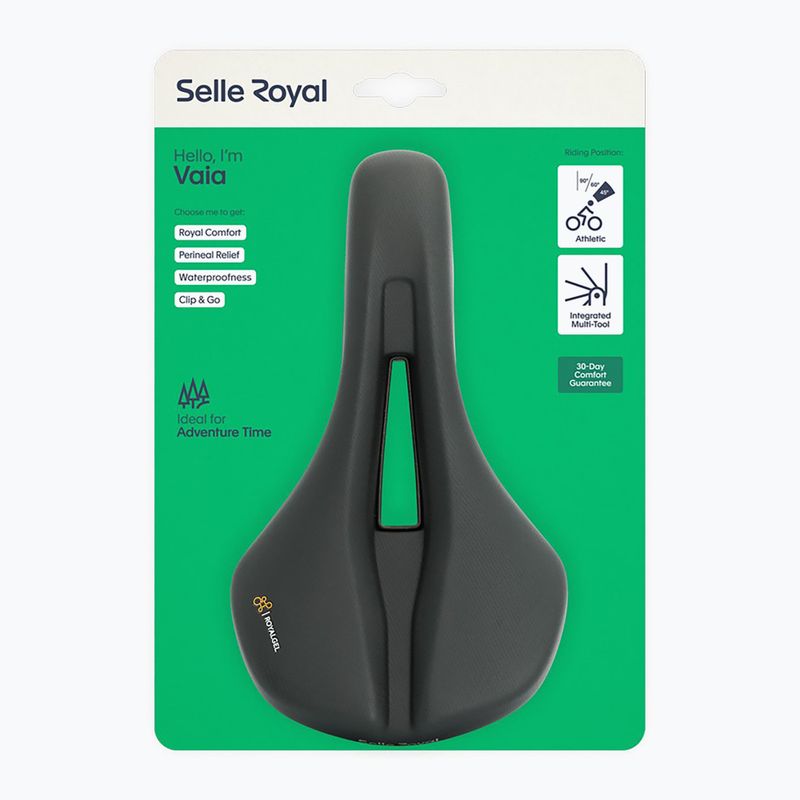 Selle Royal Vaia Athletic 45St. fekete kerékpár nyereg 6