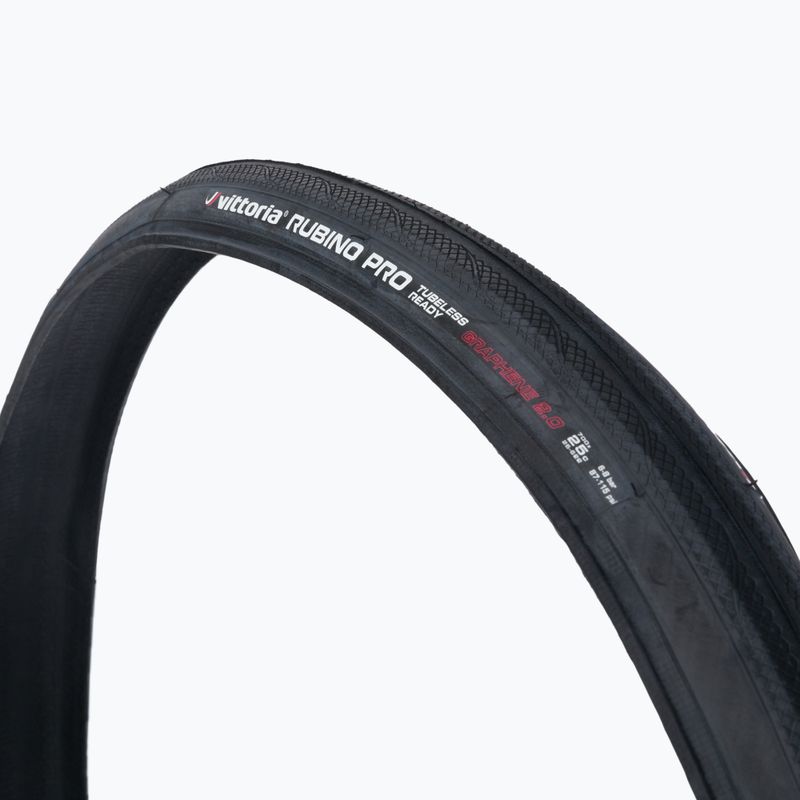 Vittoria Rubino Pro TLR G2.0 kerékpár gumiabroncs 700 x 28C fekete 3