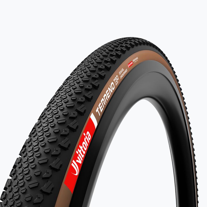 Gumiabroncs Vittoria Terreno T50 G2.0 TLR Gravel Endurance 700x40c black/brown 2