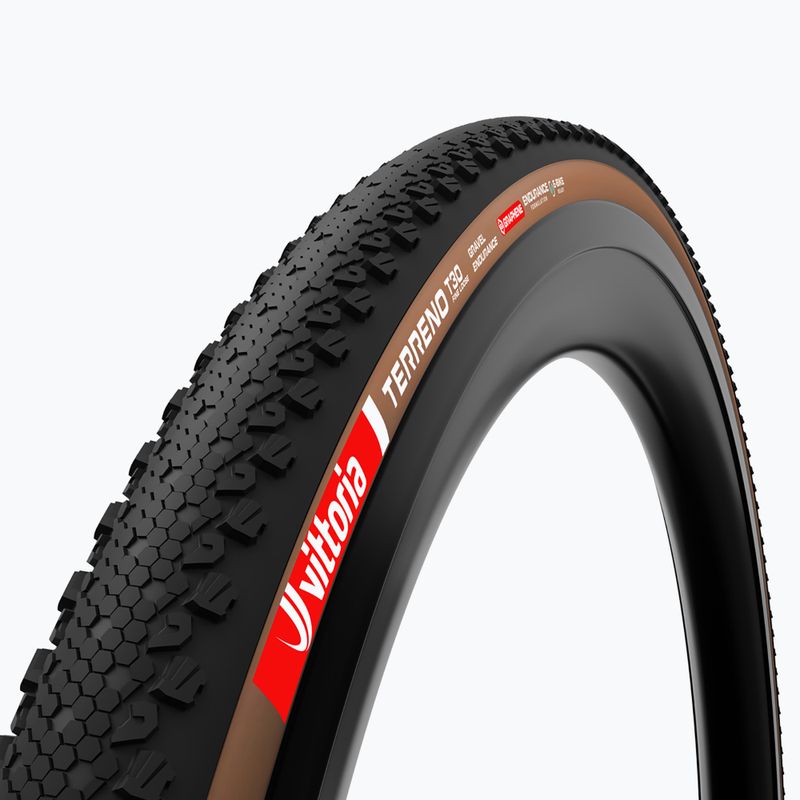 Kerékpár gumiabroncs Vittoria Terreno T30 G2.0 TLR Gravel Endurance 700x40c black/brown 2