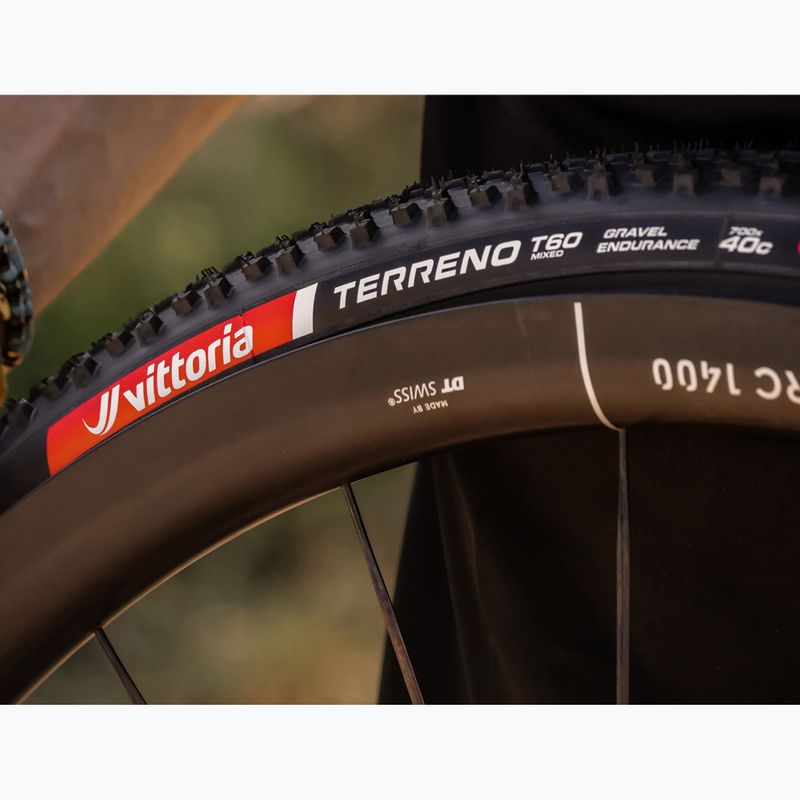 Kerékpár gumiabroncs Vittoria Terreno T60 G2.0 TLR Gravel Endurance black/brown 6