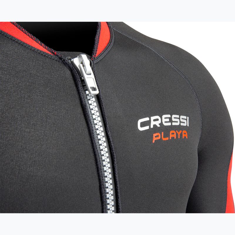 Férfi úszó neoprén ruha Cressi Playa Shorty 2.5 mm fekete/piros 6