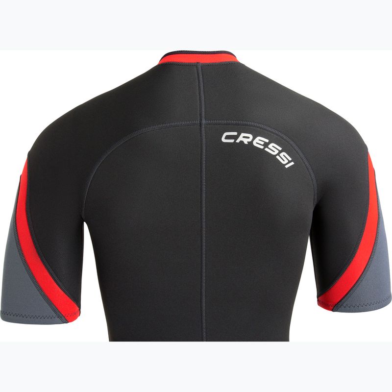 Férfi úszó neoprén ruha Cressi Playa Shorty 2.5 mm fekete/piros 8