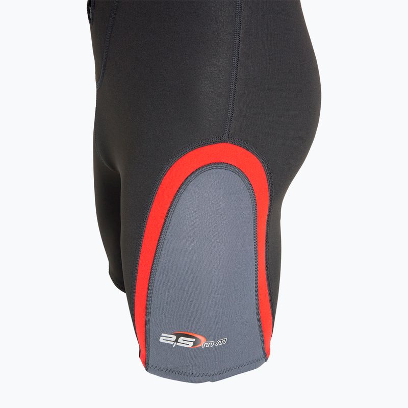 Férfi úszó neoprén ruha Cressi Playa Shorty 2.5 mm fekete/piros 9