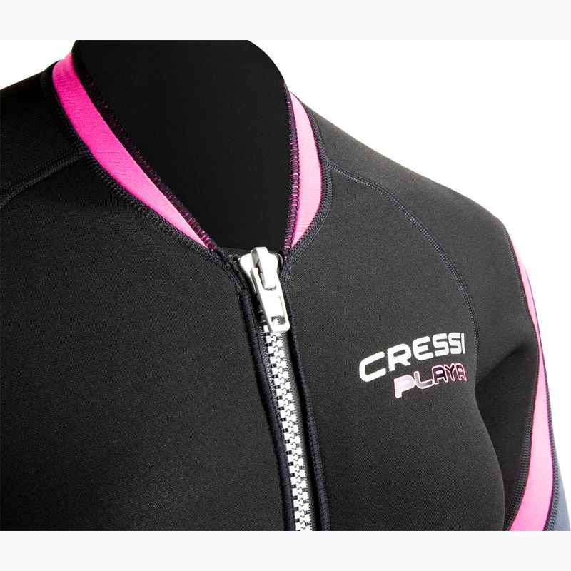 Női Cressi Playa Shorty 2.5 mm-es fekete/rózsaszín búvárruha 6