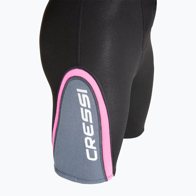 Női Cressi Playa Shorty 2.5 mm-es fekete/rózsaszín búvárruha 9