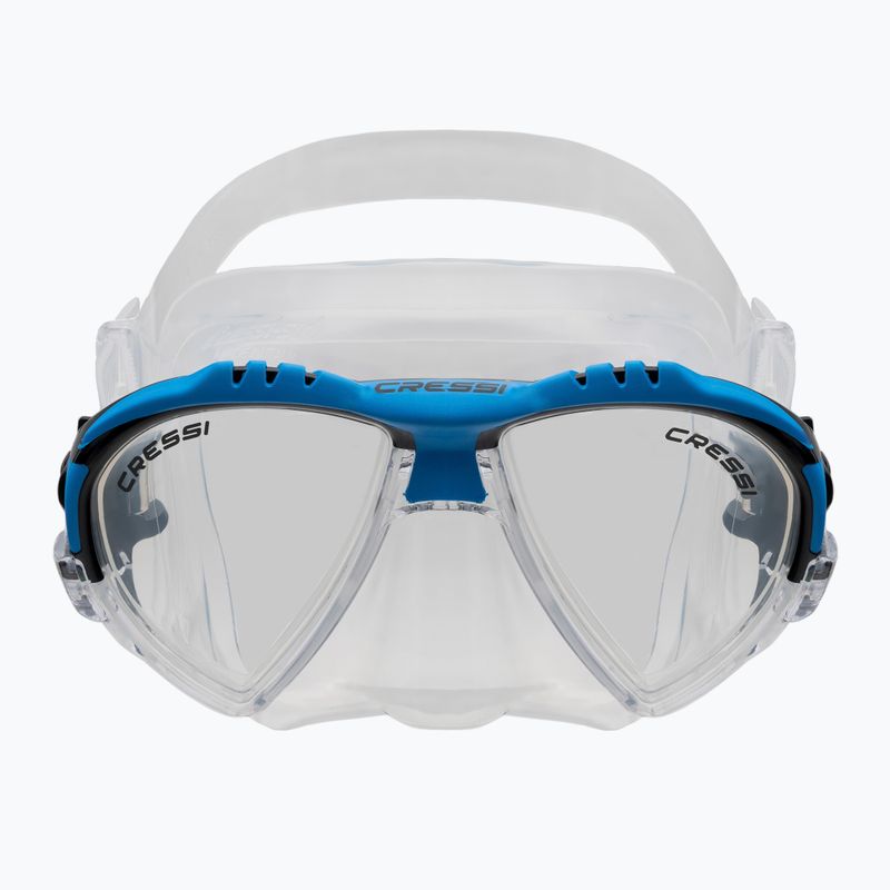 Cressi búvárszett Matrix + Gamma maszk + snorkel kék DS302501 2