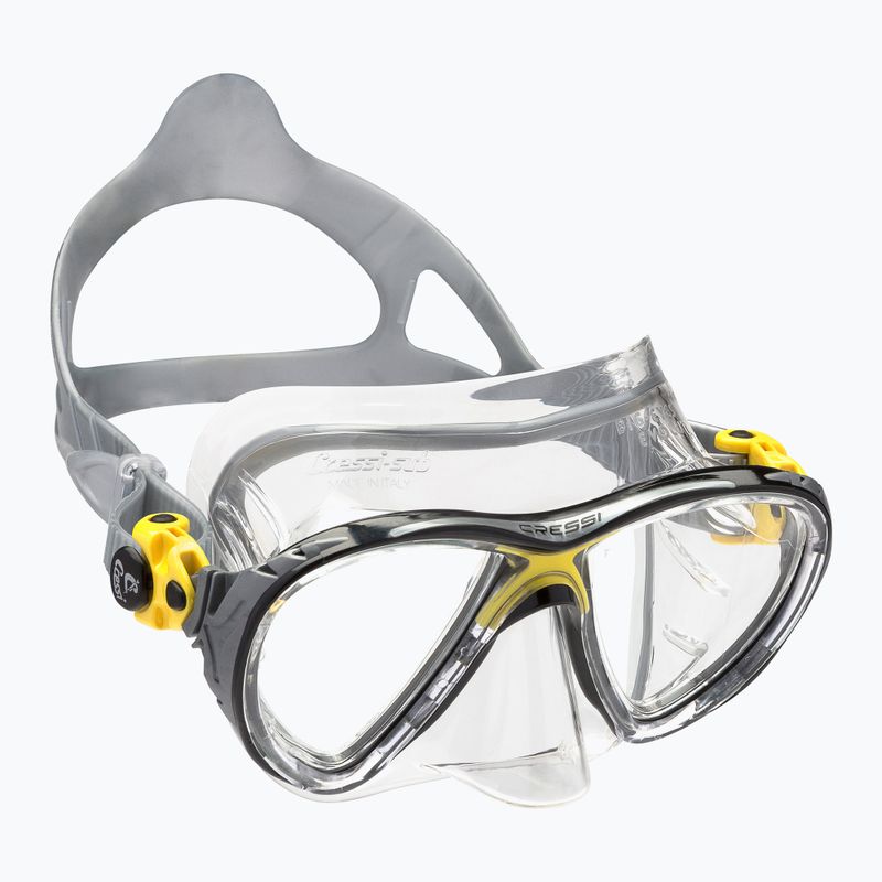 Cressi Big Eyes Evolution búvármaszk sárga DS340010 6