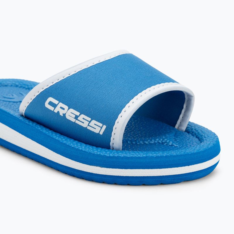 Cressi Lipari azúrkék/fehér gyermek flip-flopok 7