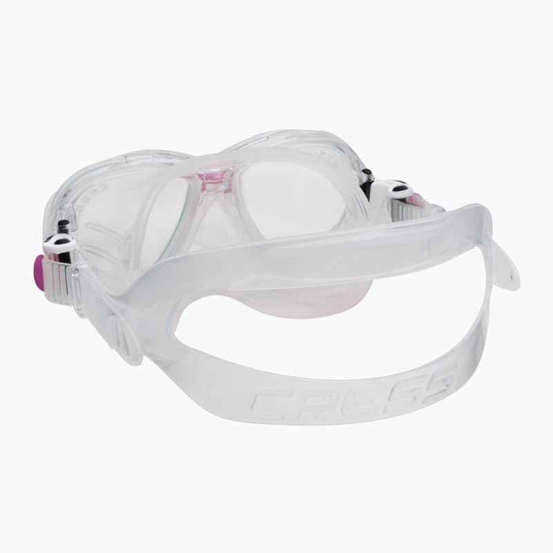 Cressi Gyermek Snorkel Set Marea Jr maszk + Snorkel Top Tiszta rózsaszín DM1000064 4