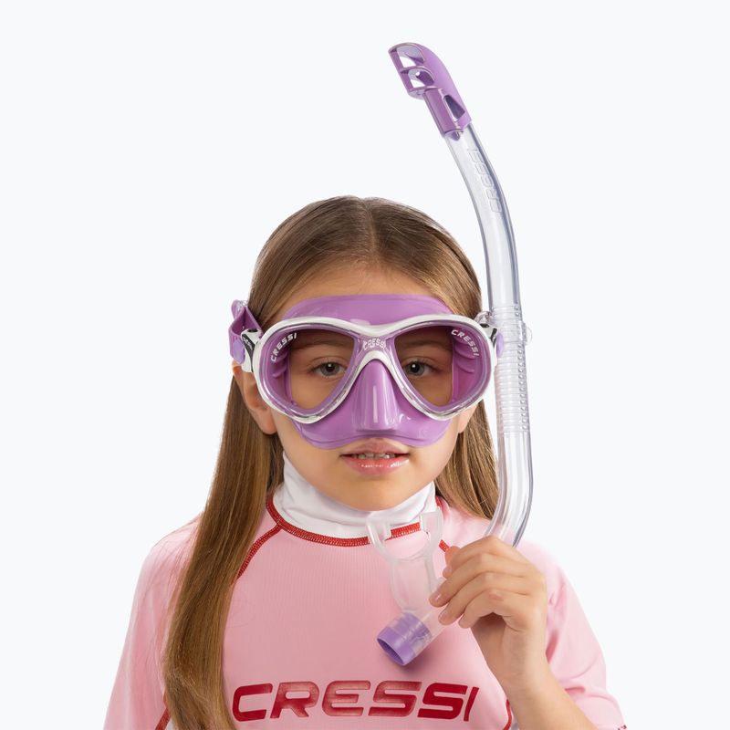 Cressi Marea gyermek snorkel készlet + lila felső 3