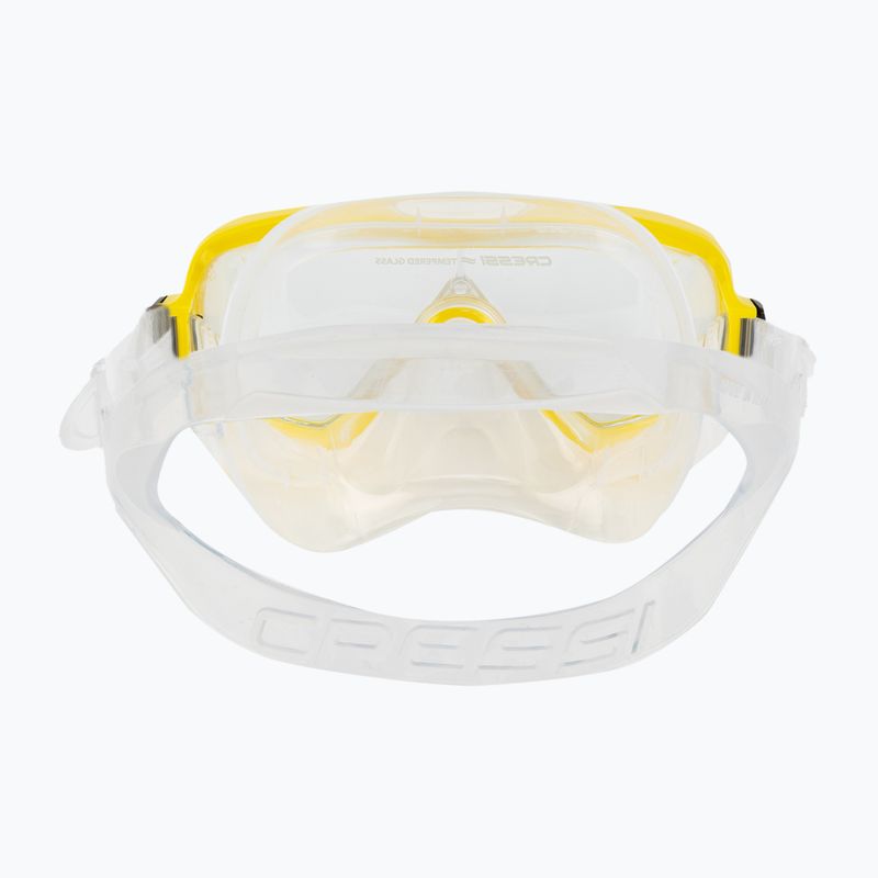 Cressi Onda + Mexico búvárszett maszk + snorkel világos sárga DM1010151 5