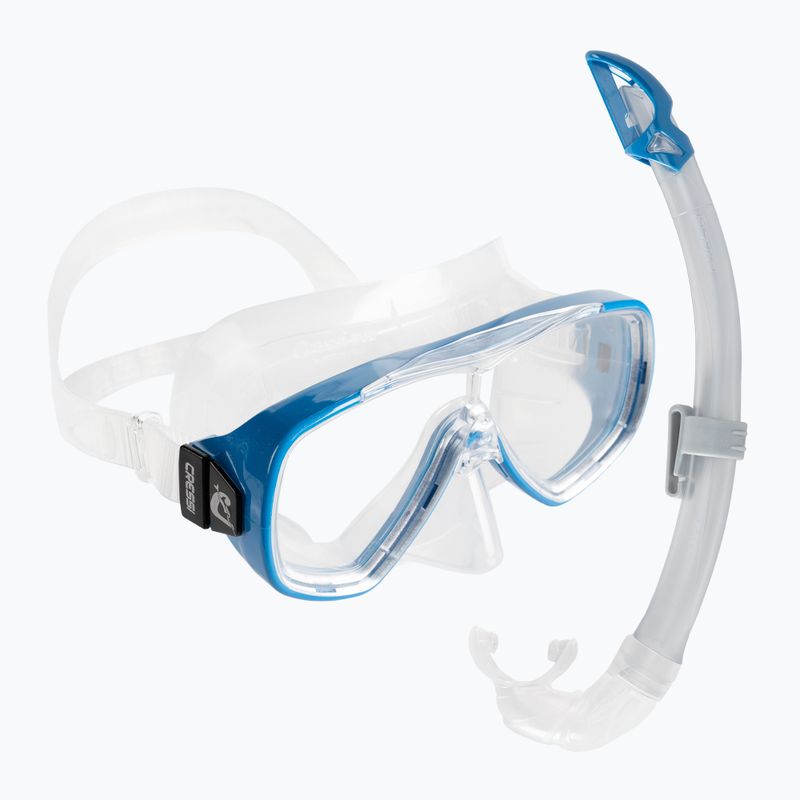 Cressi Onda + Mexikó snorkel készlet tiszta kék DM1010152