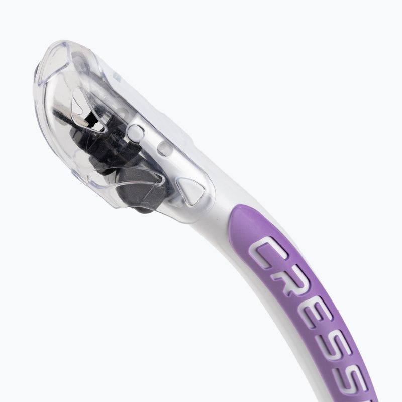 Cressi Alpha Ultra Dry átlátszó snorkel ES258041 2