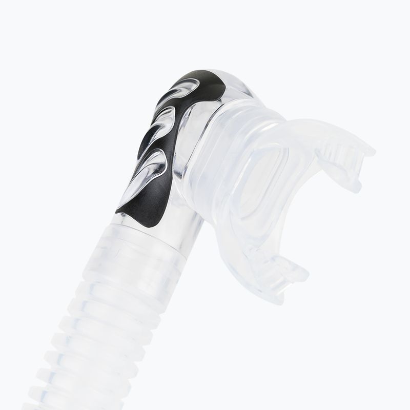 Cressi Alpha Ultra Dry snorkel fekete/ezüst ES258 3