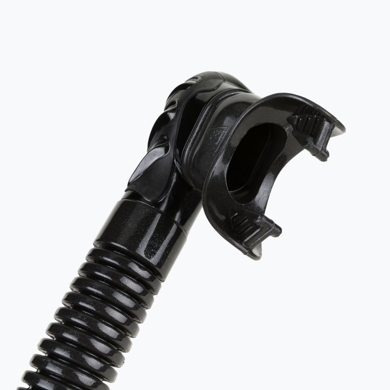 Cressi Alpha Ultra Dry fekete/szürke snorkel ES258 3
