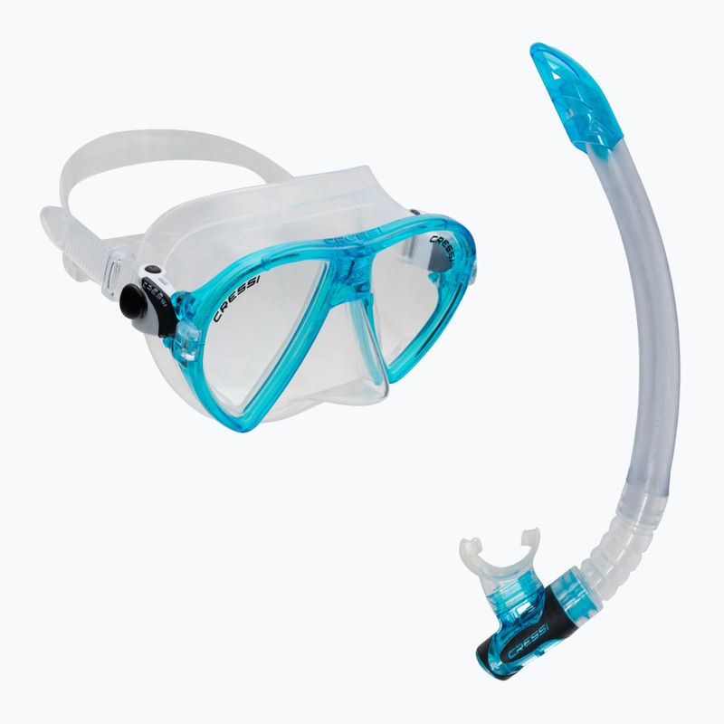 Cressi snorkel szett Ocean maszk + Gamma snorkel tiszta kék DM1000113