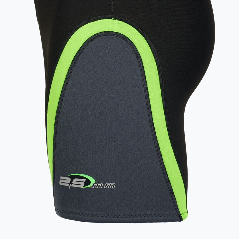 Férfi Cressi Playa Shorty 2.5 mm-es fekete/lime búvárruha 5