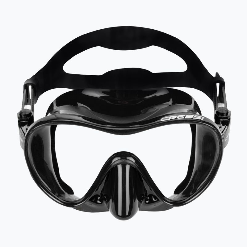 Cressi F1 + Supernova Dry búvárszett fekete 3
