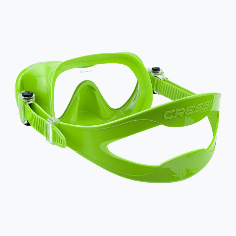 Cressi F1 búvármaszk zöld WDN281067 4