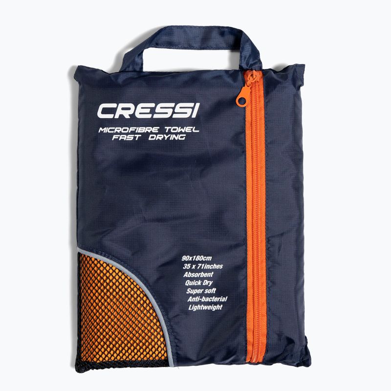 Cressi Mikroszálas gyorsan száradó törölköző narancssárga XVA870085 5