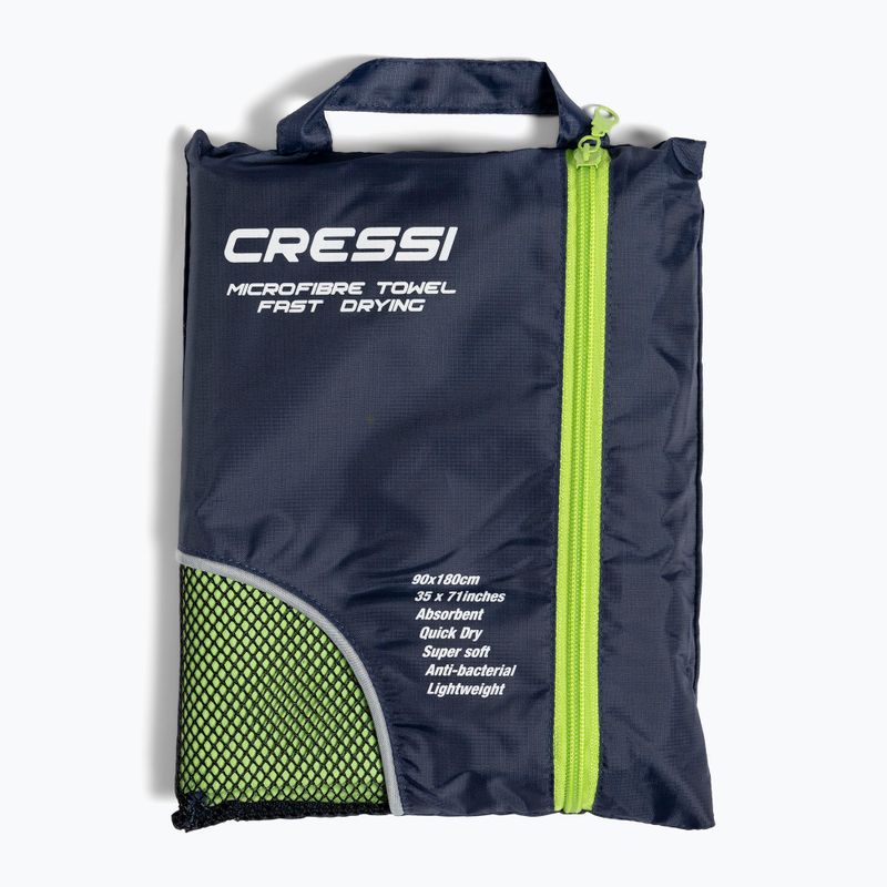 Cressi mikroszálas gyorsan száradó törülköző zöld XVA870098 5