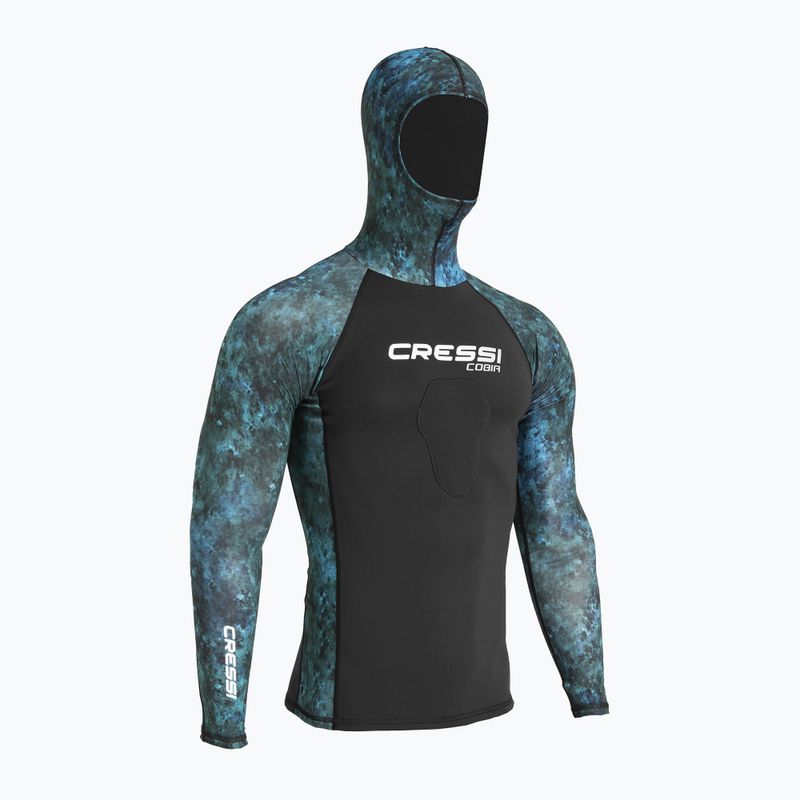 Férfi Cressi Cobia Hunter camo kék úszó hosszú ujjú ing 4