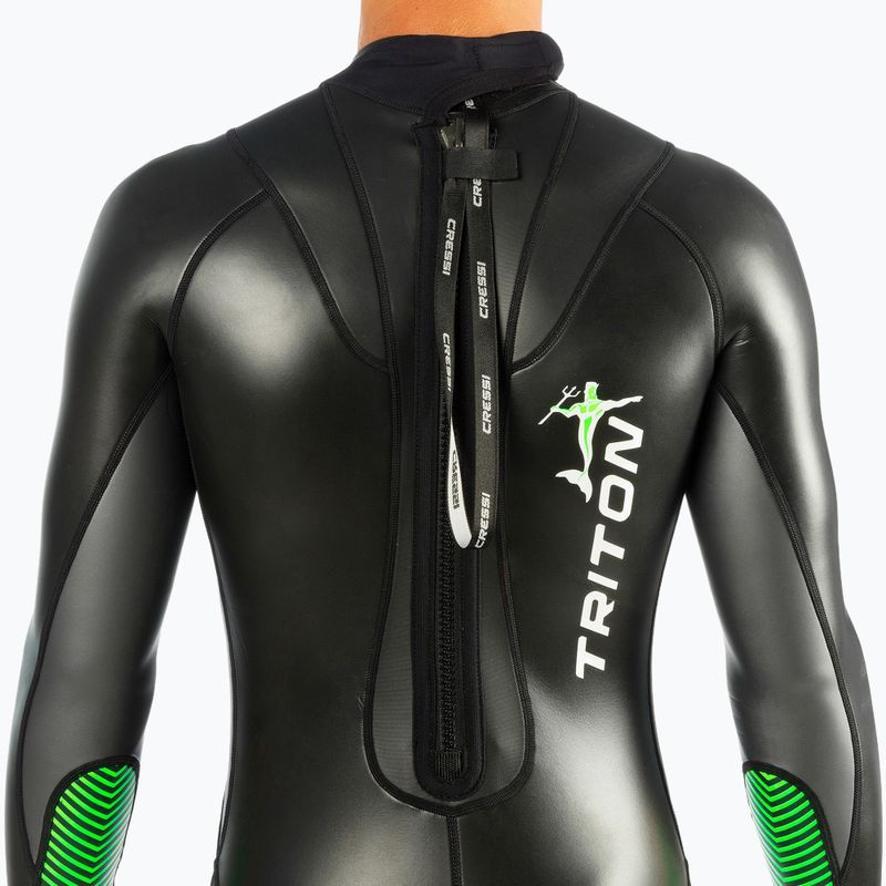 Férfi úszóruha Cressi Triton Monopiece 1.5 mm black/blue 4