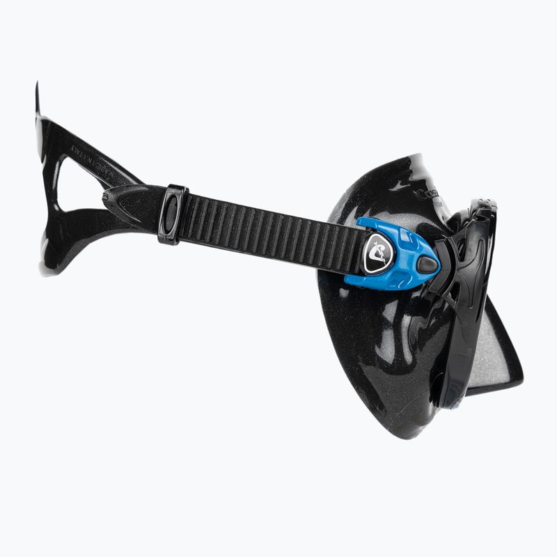 Cressi Big Eyes Evolution + Alpha Ultra Dry búvárkészlet fekete/kék 5