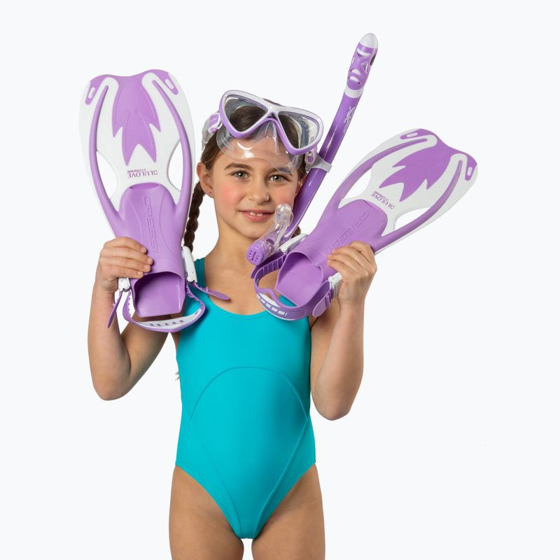 Cressi Rocks Jr Dive búvárszett lila/fehér Cressi Rocks Jr Dive búvárszett lila/fehér 6