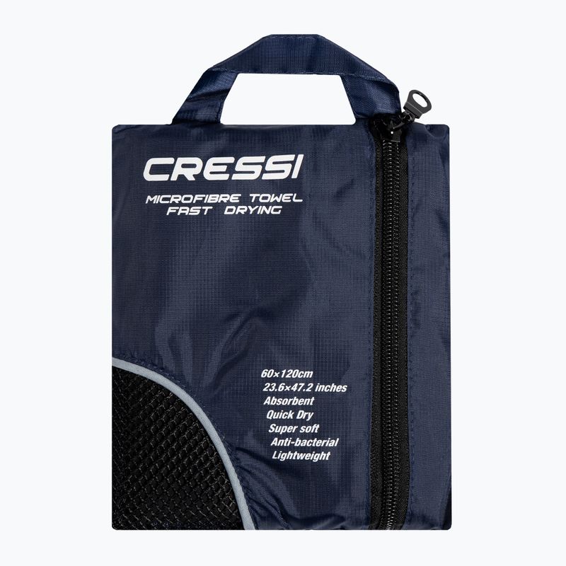 Cressi Mikroszálas gyorsan száradó strandtörülköző fekete XVA850 5