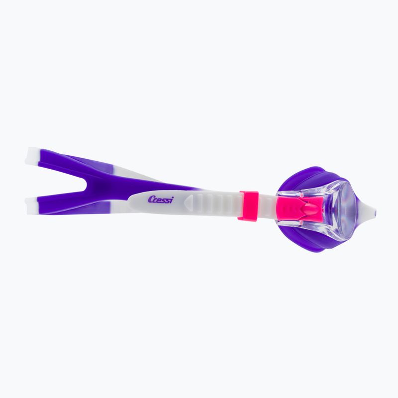 Cressi Dolphin 2.0 gyermek úszószemüveg lila és fehér USG010430 3