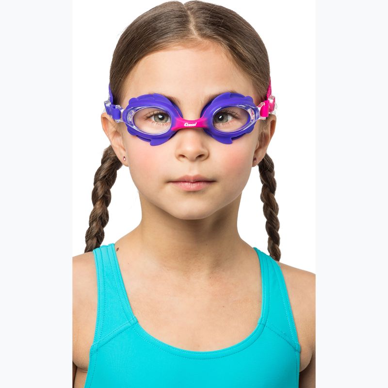 Cressi Seahorse lila/rózsaszín gyermek úszószemüveg 3