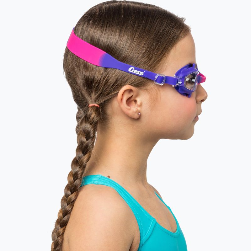 Cressi Seahorse lila/rózsaszín gyermek úszószemüveg 5