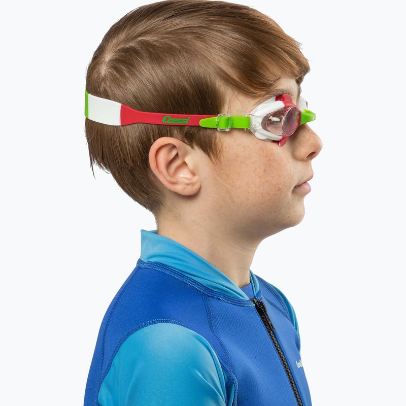 Cressi Seahorse szürke/fehér/rózsaszín gyermek úszószemüveg 5