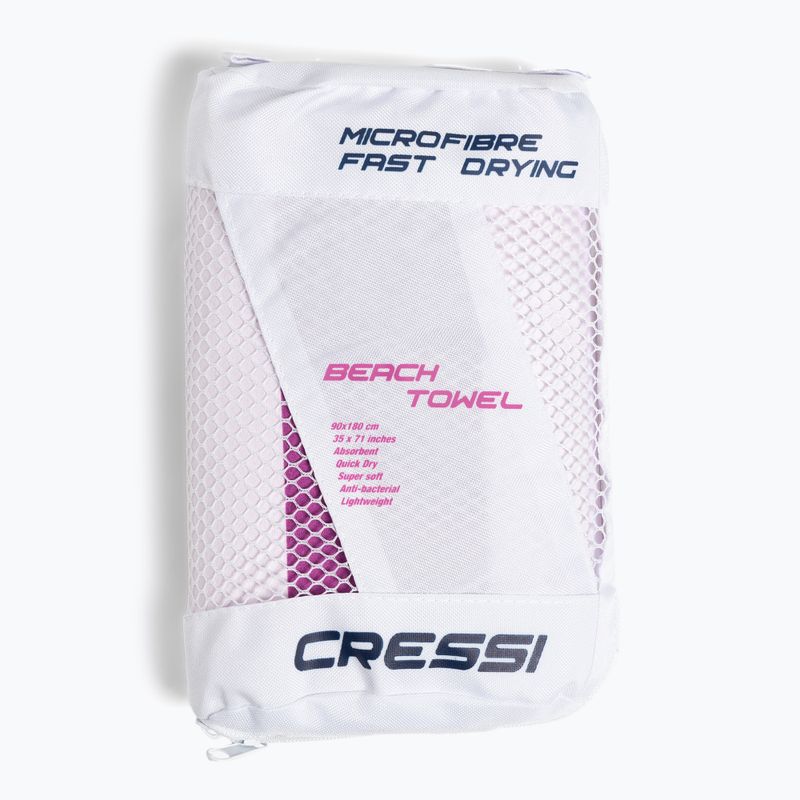 Cressi csíkos strandtörülköző lila XVA871 5