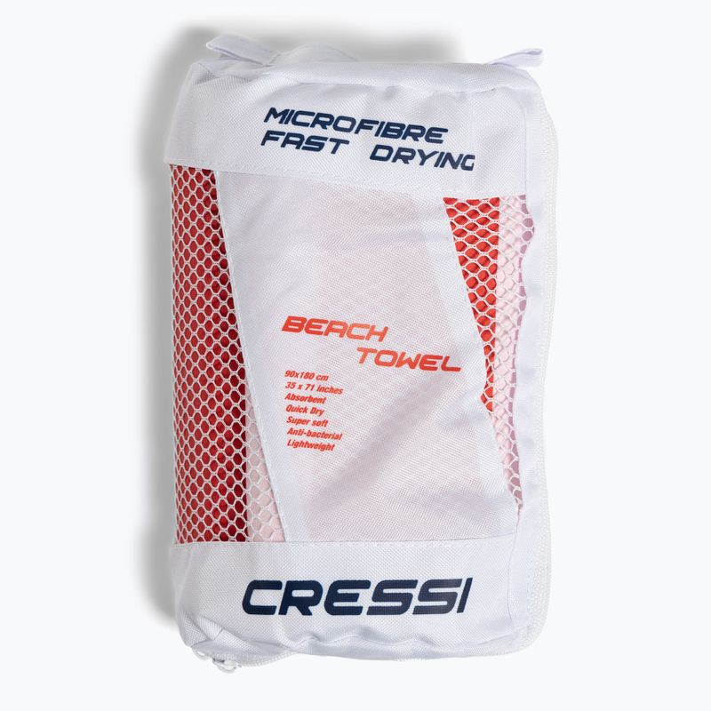 Cressi Microfiber Stripe gyorsan száradó törölköző piros XVA871160 5