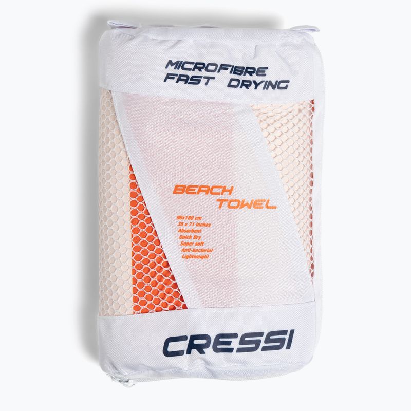 Cressi Microfiber Stripe gyorsan száradó törölköző narancssárga XVA871180 5
