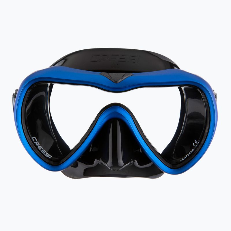 Cressi A1 Anti Fog búvármaszk fekete/kék 2