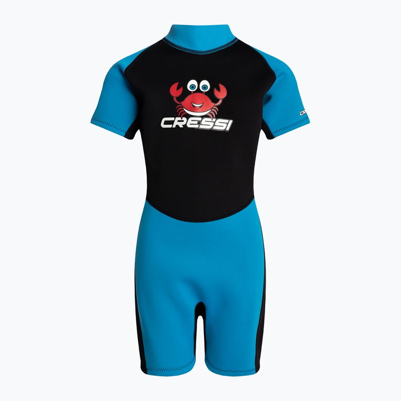 Cressi Smoby Shorty 2 mm-es gyermek úszóhab fekete-kék XDG008001