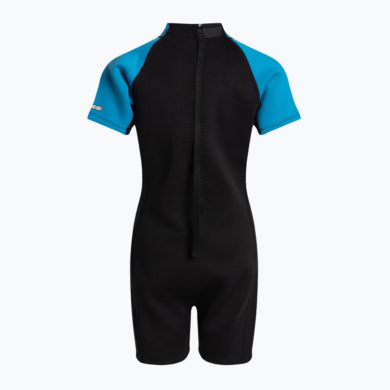 Cressi Smoby Shorty 2 mm-es gyermek úszóhab fekete-kék XDG008001 2