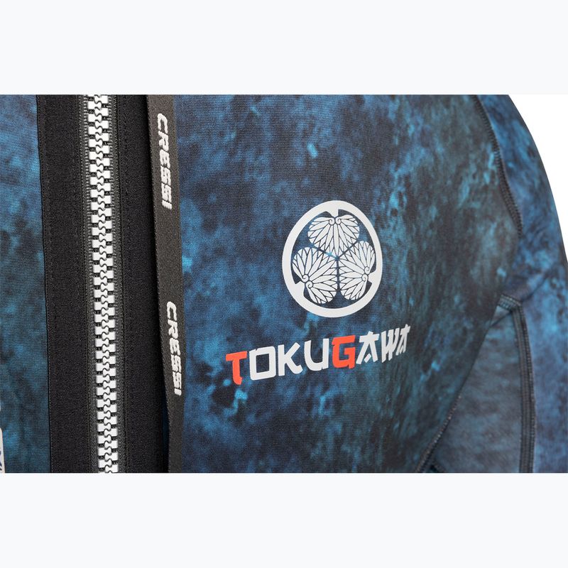 Férfi Cressi Tokugawa Monopiece 3 mm-es terepszínű kék úszóruha 6