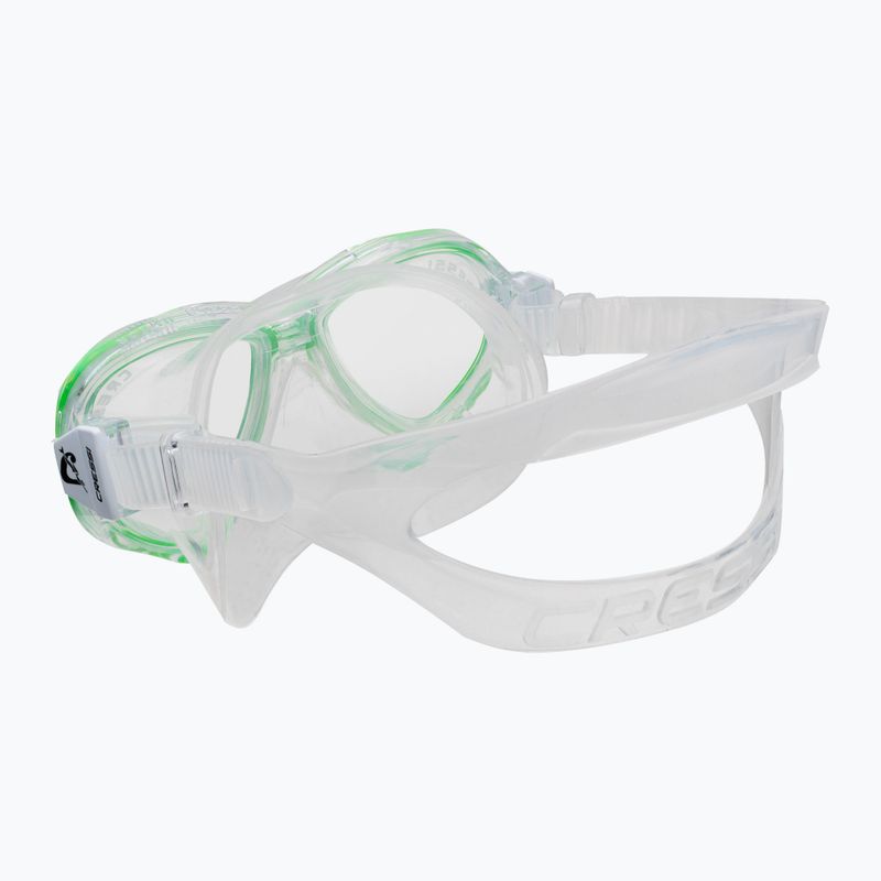 Cressi Perla + Minigringo Gyermek búvárszett maszk + snorkel zöld DM101267 4