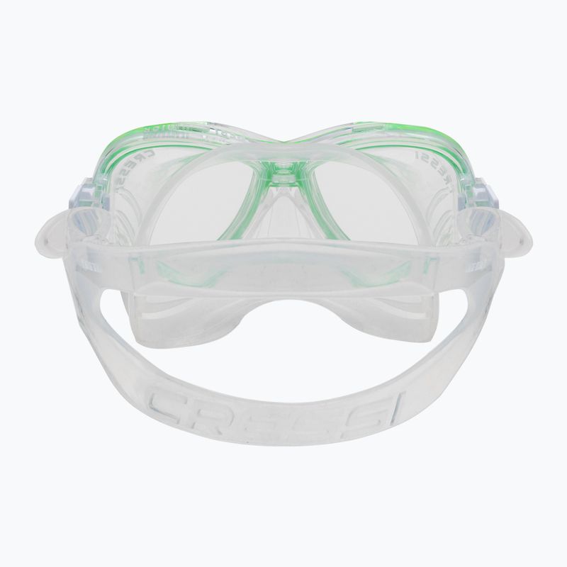 Cressi Perla + Minigringo Gyermek búvárszett maszk + snorkel zöld DM101267 5